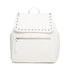 Zaino bianco con borchie in metallo Lora Ferres, Borse e accessori Donna, SKU b515000108, Immagine 0